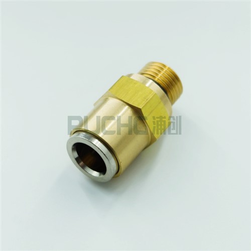 Tubo métrico de rosca macho Acoplamientos rectos Norgren Analógico